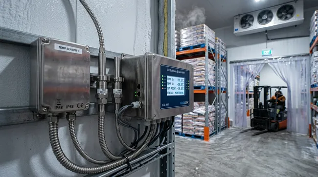 Sensorë inteligjentë industrialë IoT dhe sistem automatizimi me alarme